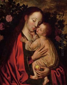 Maria Met Kind by Pieter Claeissins the Elder