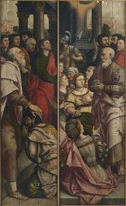 Une Predication (+ Une Benediction; Pair) by Pieter Claeissins the Younger