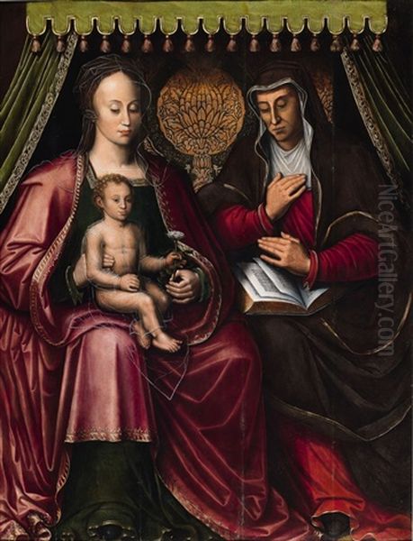 The Virgin And Child With Saint Anne - view 1