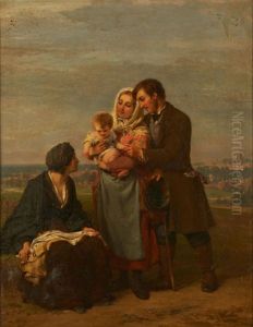 La Presentation Du Nouveau-ne by Constant Guillaume Claes