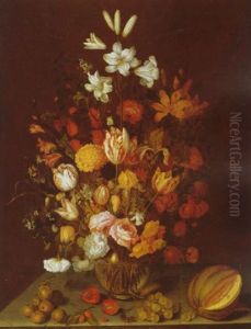 A Still Life Of Flowers by Anthony Claesz the Younger