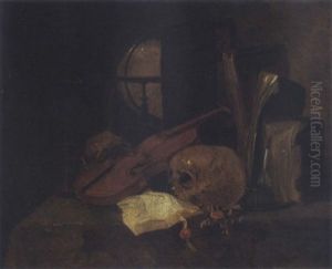 Vanitas Still Life by Jacques Grief De Claeuw