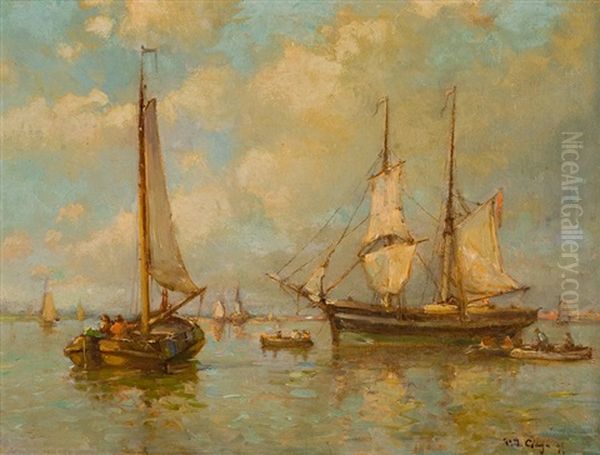 Bateaux Sur Le Bas-escaut - view 1