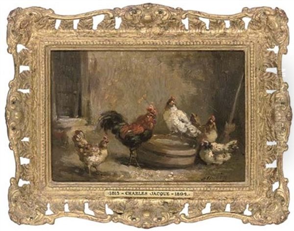 Chickens In A Barn - view 1