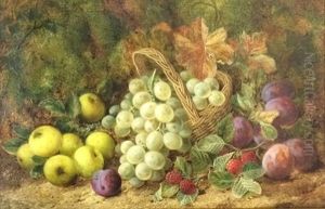 Still Life With Grapes In A Basket Still Life With Grapes In A Basket