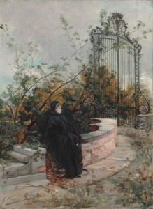 La Comtesse De Castiglione by Georges Jules Victor Clairin