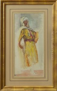 A Bedouin Figure by Georges Jules Victor Clairin
