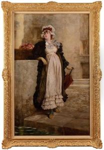 Jeune Femme A L'embarcadere