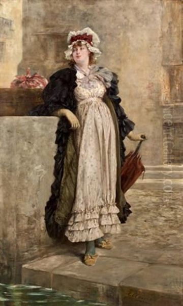 Jeune Femme A L'ombrelle - view 1