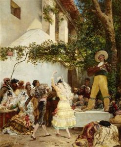 The Flamenco by Georges Jules Victor Clairin