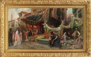 Marche Espagnol by Georges Jules Victor Clairin