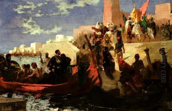 Reception D'un Dignitaire Dans Un Port Marocain - view 1