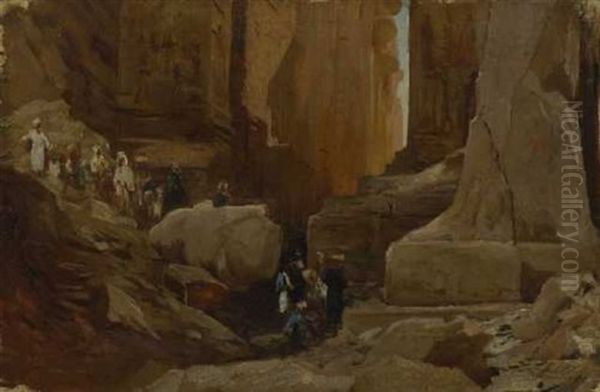 In Den Felsentempeln Von Abu Simbel - view 1