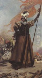 Jeane D'arc by Georges Jules Victor Clairin