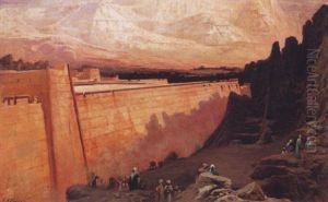 Aux Pieds De La Forteresse by Georges Jules Victor Clairin
