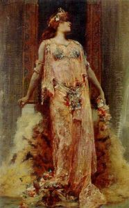 Sarah Bernhardt Dans Le Role De Cleopatre