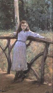 Portrait De Mademoiselle Legendre by Georges Jules Victor Clairin