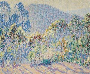 A Row Of Trees by William Henry Clapp