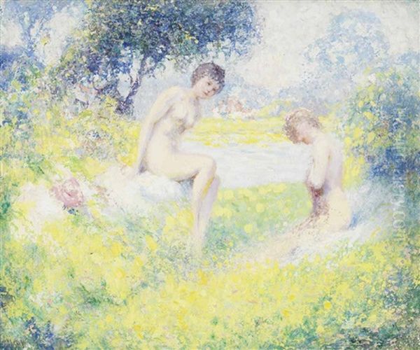 Two Nudes In A Landscape - view 1