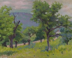 Apple Orchard by William Henry Clapp