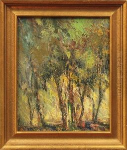 Forest Scene by William Henry Clapp