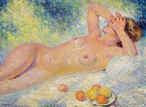 Reclining Nude (vitamin D) by William Henry Clapp