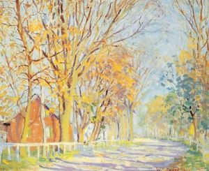 Autumn Road, St. Eustace by William Henry Clapp