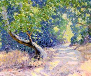 A Sun Dappled Path by William Henry Clapp