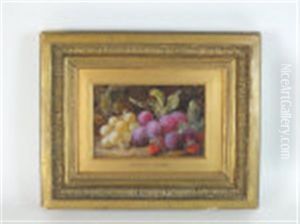Still Life With Grapes, Plums And Strawberries Still Life With Grapes, Plums And Strawberries