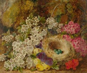 Stilleben Mit Vogelnest by George Clare
