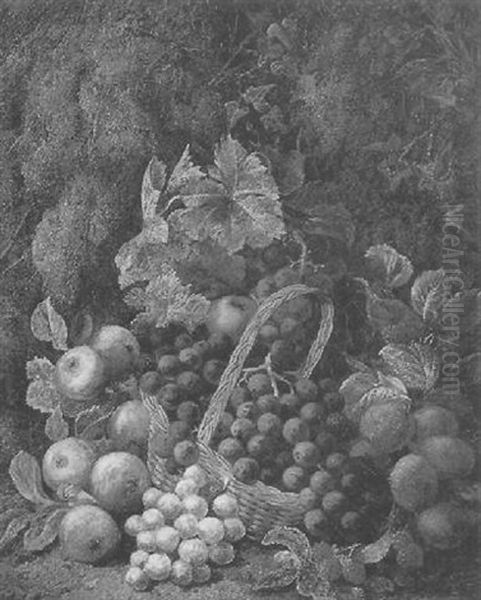 Still Life With Grapes, Plums And Apples - view 1