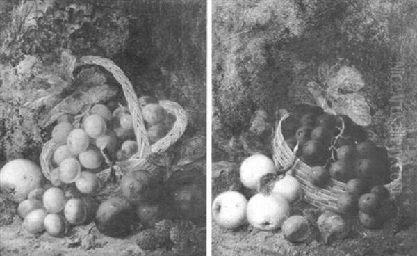 Still Life Of Fruit In Basket - view 1