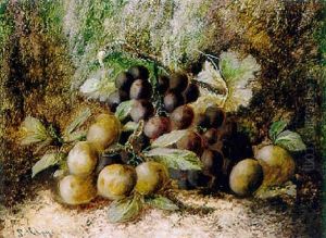 Fruchtestilleben Auf Waldboden by George Clare