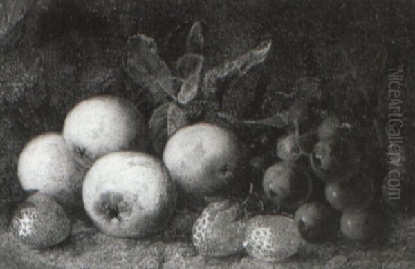 Still Life With Apples, Strawberries And Grapes - view 1