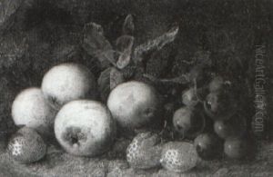 Still Life With Apples, Strawberries And Grapes Still Life With Apples, Strawberries And Grapes