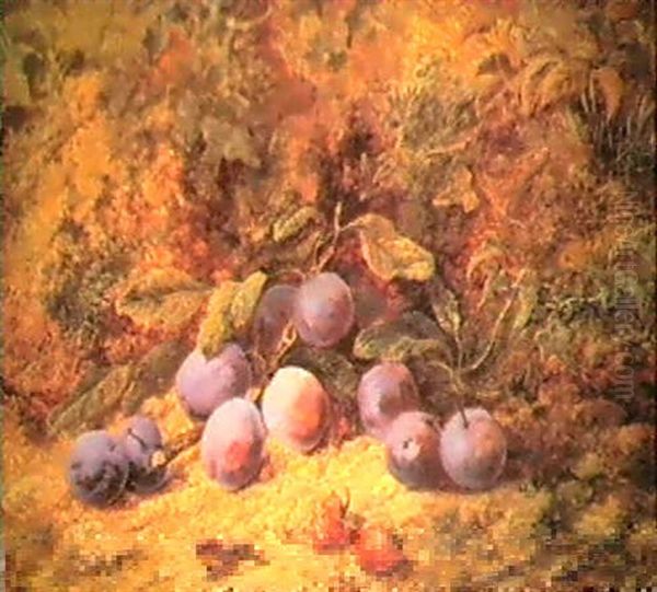 Still Life With Plums And Strawberries - view 1