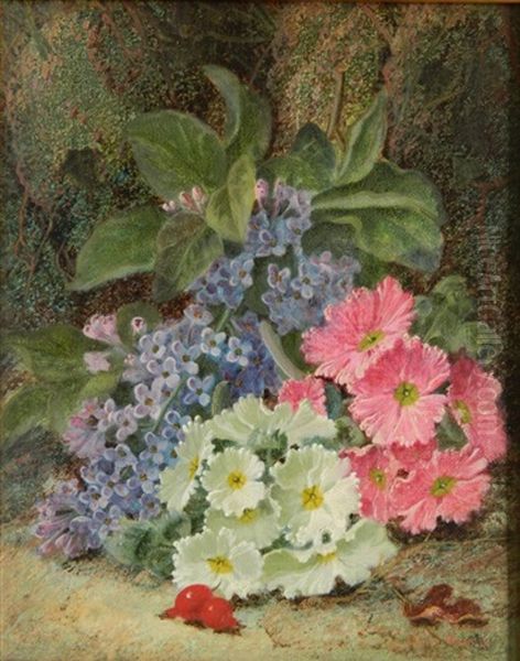 Flowers On A Mossy Bank - view 1