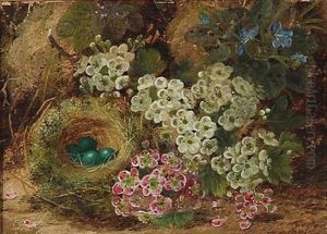 Still Life With Flowers And Eggs In A Nest Still Life With Flowers And Eggs In A Nest