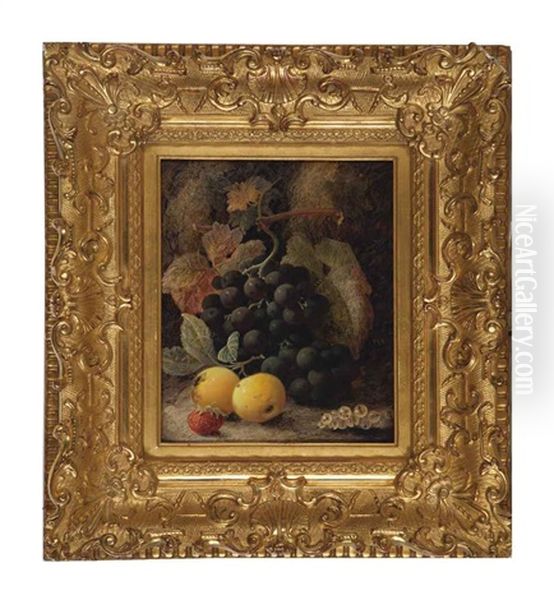 Still Life With Grapes, Plums And Strawberry - view 1