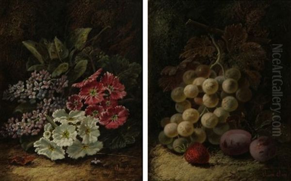 Still Life With Flowers (+ Still Life With Fruit; Pair) - view 1