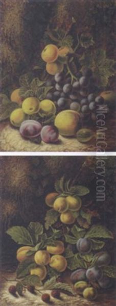 Still Life With Grapes, Plums And Peaches - view 1