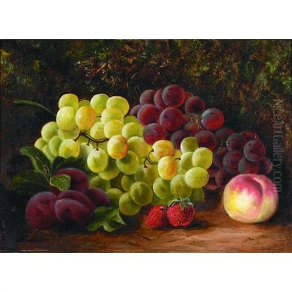 A Still Life With Grapes And Other Fruit - view 1