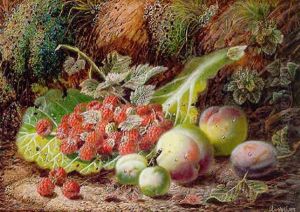 Framboises, Peches Et Prunes by Oliver Clare