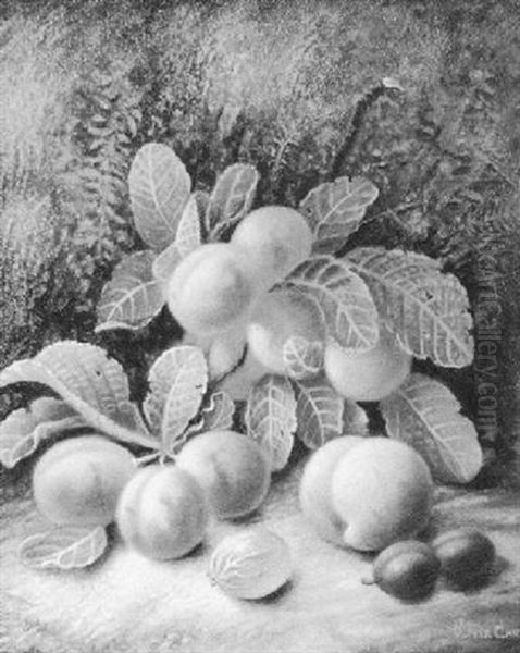 Plums And A Peach - view 1