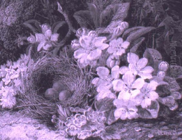 Still Life With Blossom And A Bird Nest - view 1