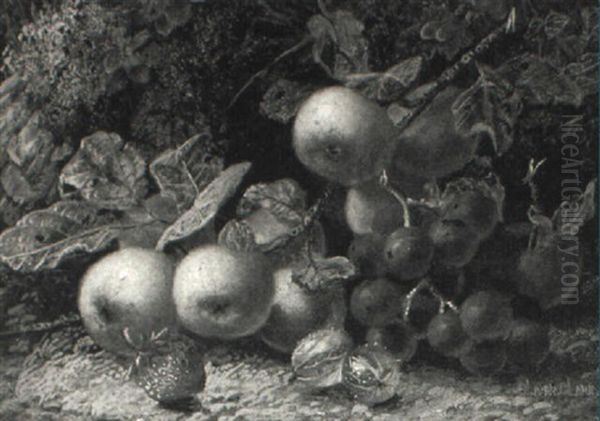 Still Life Study Of Apples, Grapes And Other Fruit - view 1