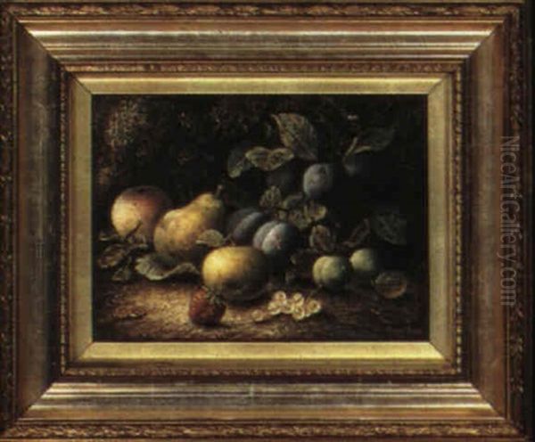 Still Life With Apples, Plums, And Other Fruit - view 1