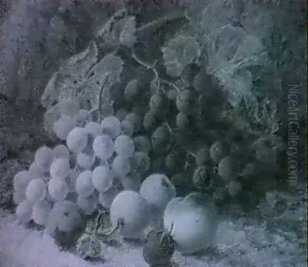 Still Life With Grapes, Apples, A Plum, A Peach And A Strawberry - view 1