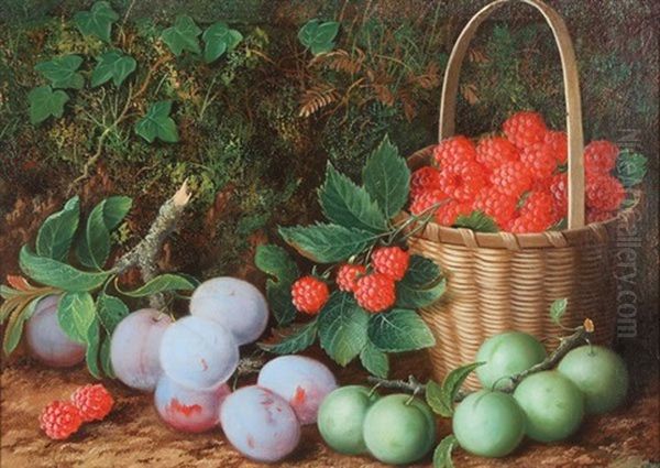Still Life With Plums And Berries - view 1