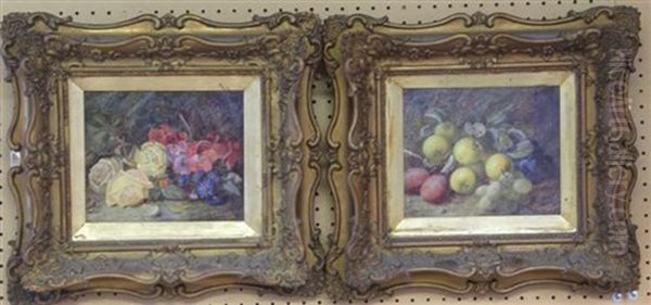 Still Life Of Fruit (pair) - view 1